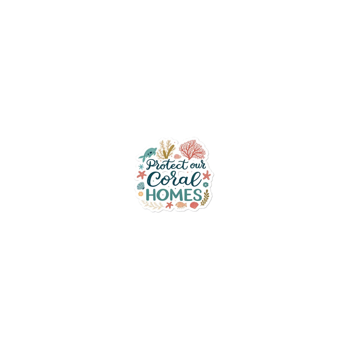 Protect Our Coral Home - Car sticker -RKM Inspiration - 96245994