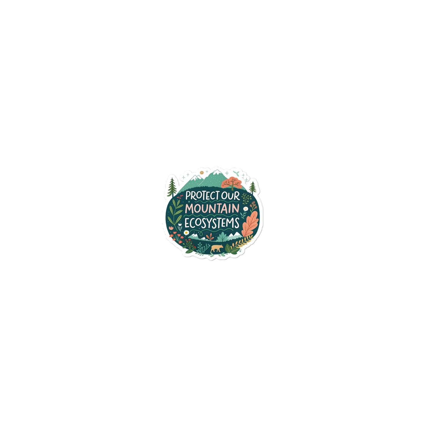 Protect Our Mountains - Car sticker -RKM Inspiration - 78879642