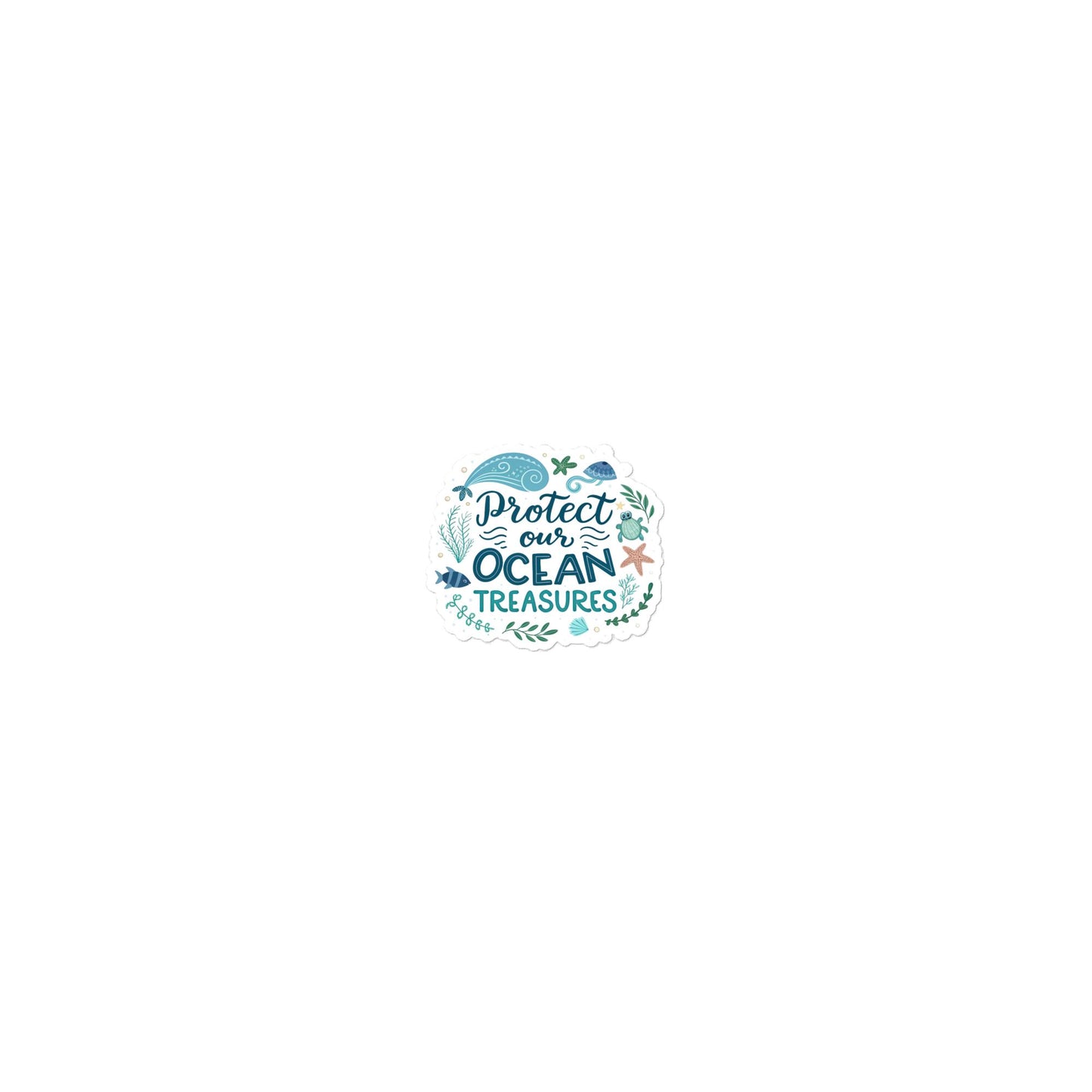 Protect Our Oceans - Car sticker -RKM Inspiration - 4409520