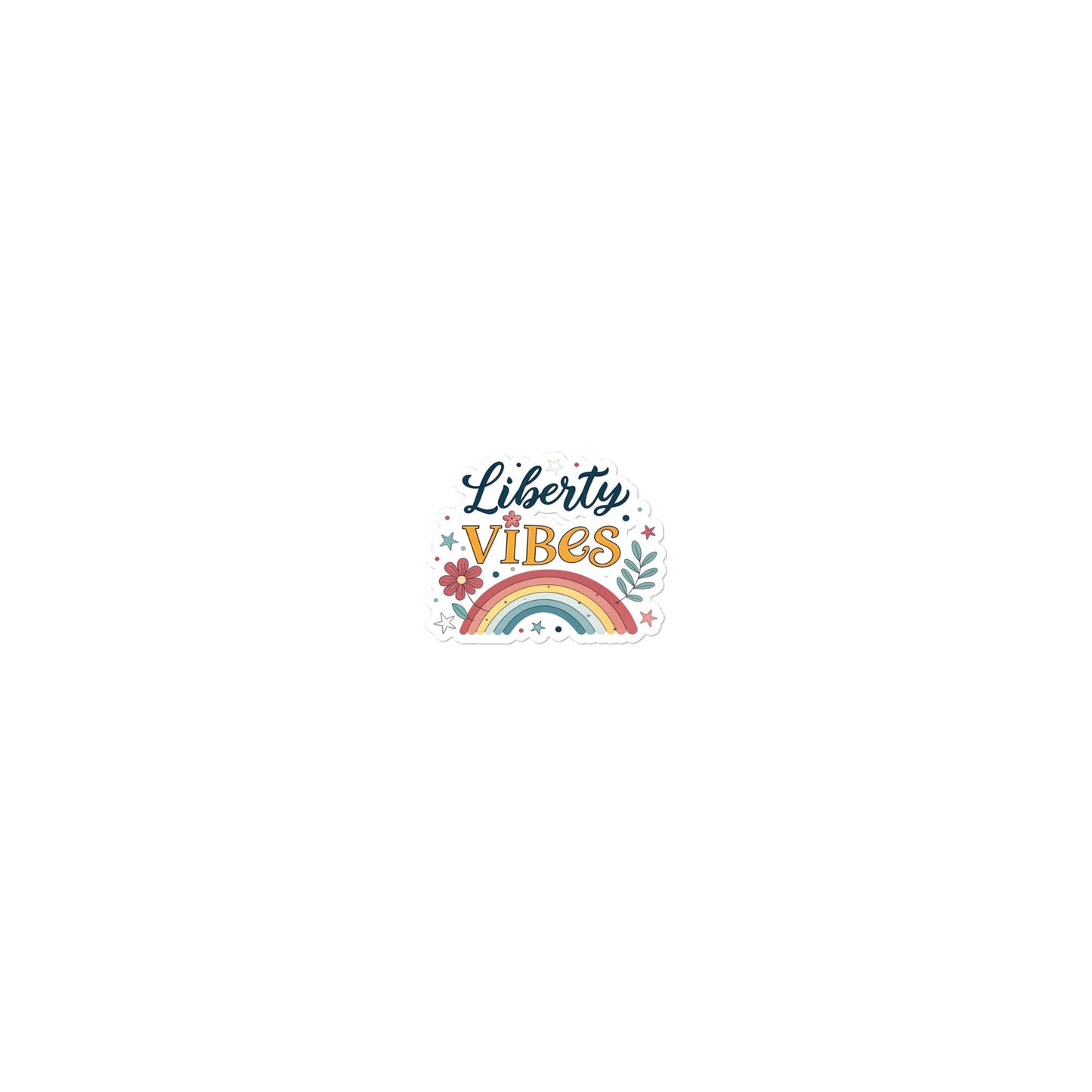 Liberty Vibes Car Sticker - Durable, Bubble-Free Vinyl Adhesive -RKM Inspiration - 77524696