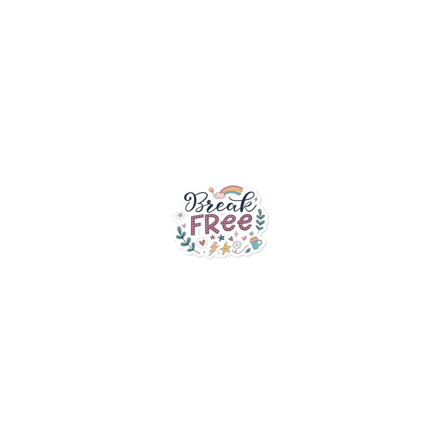 Break Free Car Sticker: Durable, Bubble-Free Vinyl for Easy -RKM Inspiration - 74082828