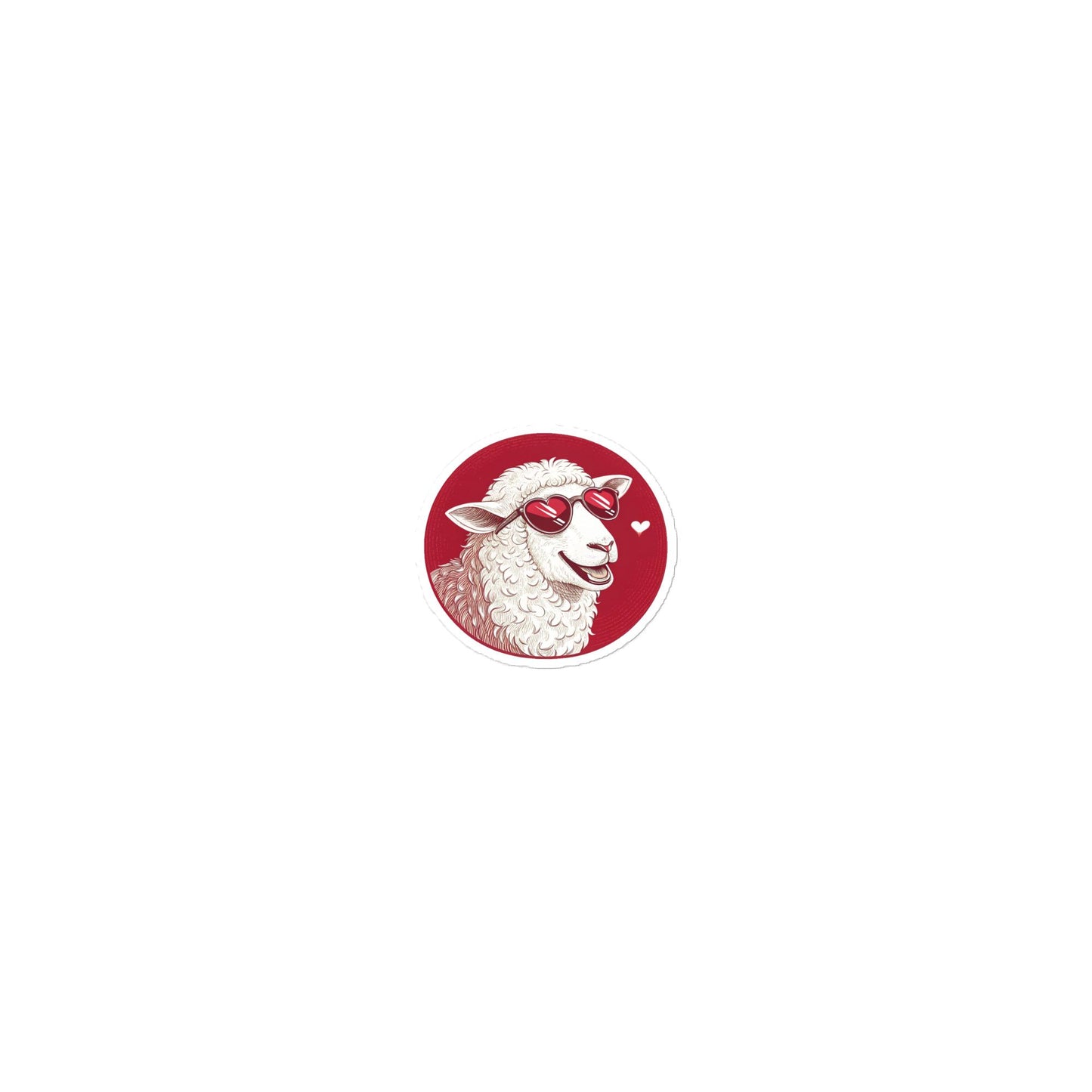Christian Inspirational Sticker - Love Lamb -RKM Inspiration - 59764377