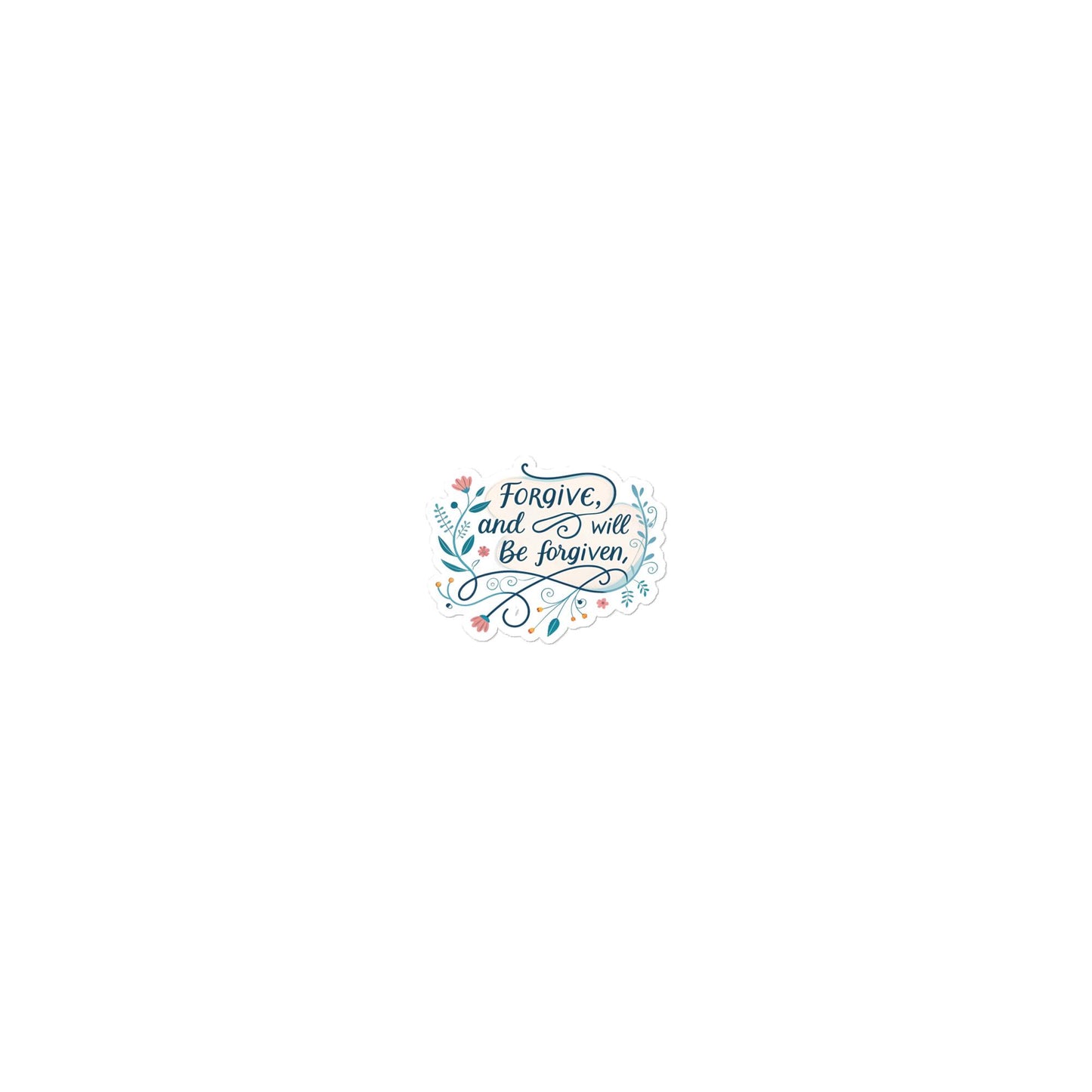 Christian Inspirational Sticker - Forgive -RKM Inspiration - 7745210