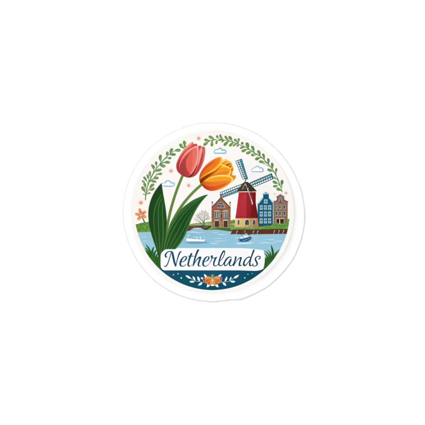 Durable Netherlands Car Sticker - Easy Bubble-Free Application -RKM Inspiration - 65183400