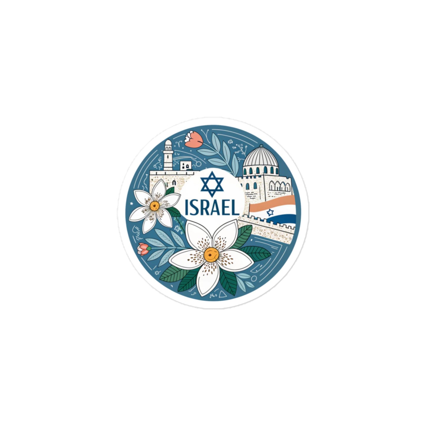 Bubble-Free Durable Israel Car Sticker - Custom Made for You -RKM Inspiration - 49591818