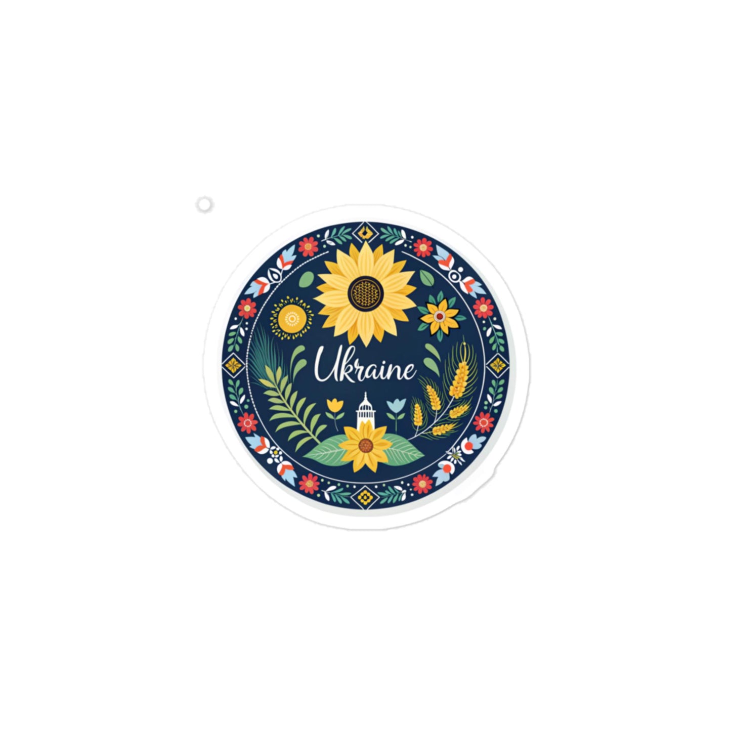 Ukraine Car Sticker: Durable Vinyl, Bubble-Free Application -RKM Inspiration - 13636348