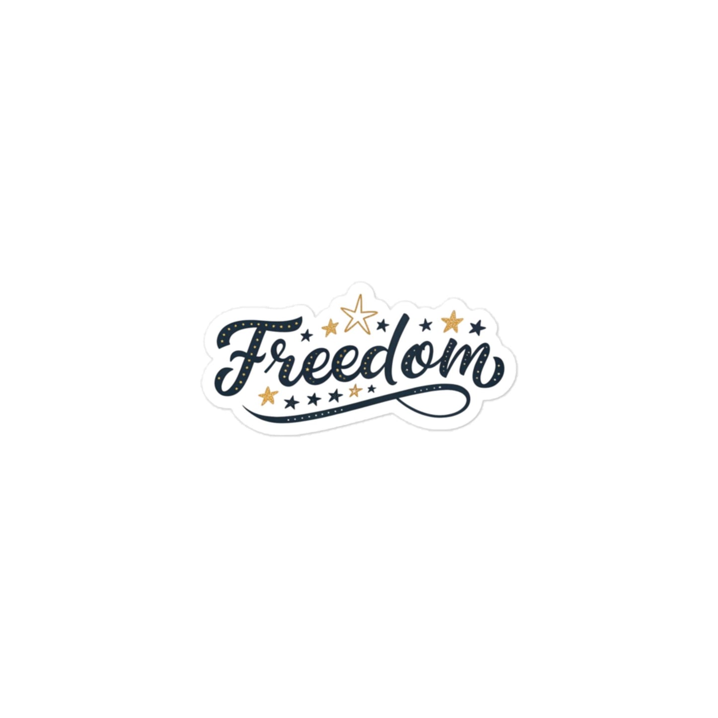 Freedom Car Sticker - Durable, Easy Application, Bubble-Free Design -RKM Inspiration - 69528532