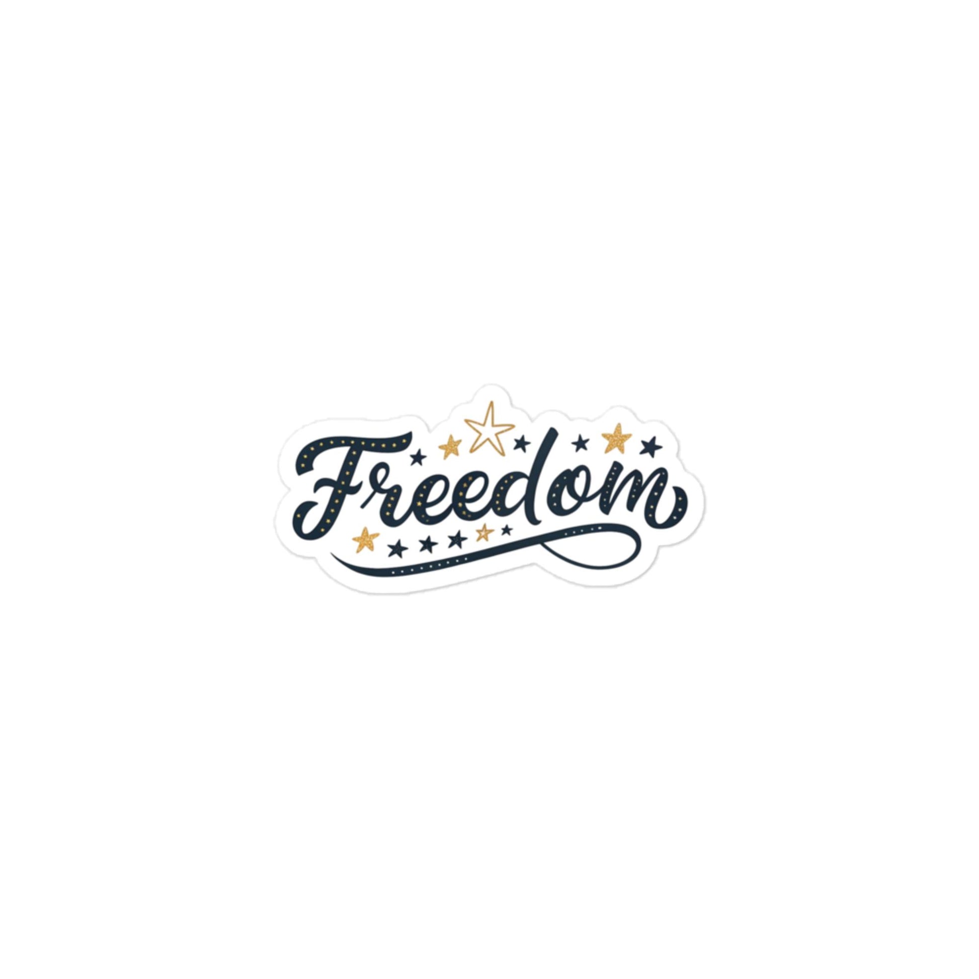 Freedom Car Sticker - Durable, Easy Application, Bubble-Free Design -RKM Inspiration - 69528532