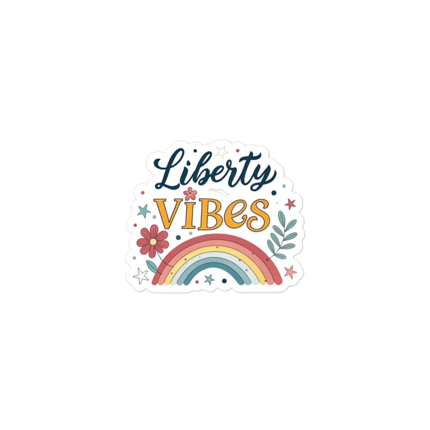Liberty Vibes Car Sticker - Durable, Bubble-Free Vinyl Adhesive -RKM Inspiration - 33736789