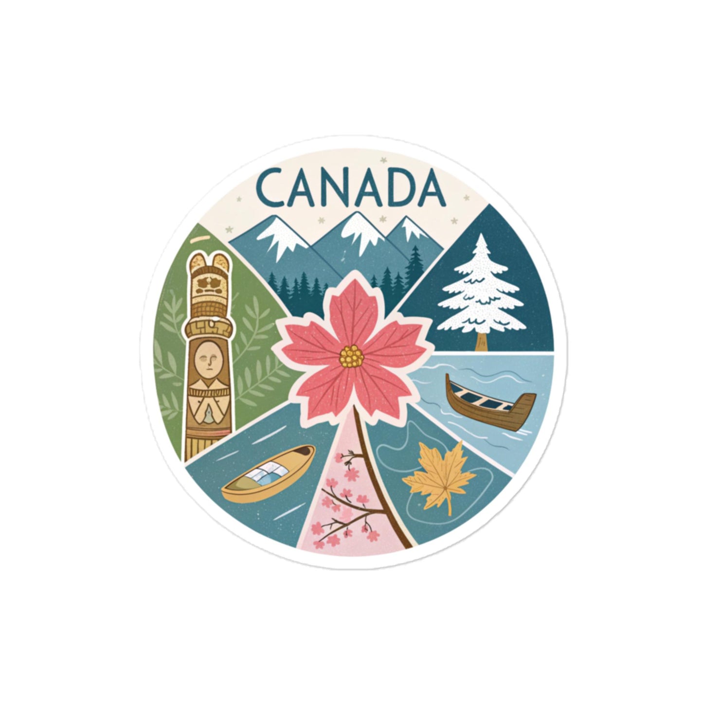 Bubble-Free Canada Car Stickers - Durable Vinyl, Easy Application -RKM Inspiration - 41483436