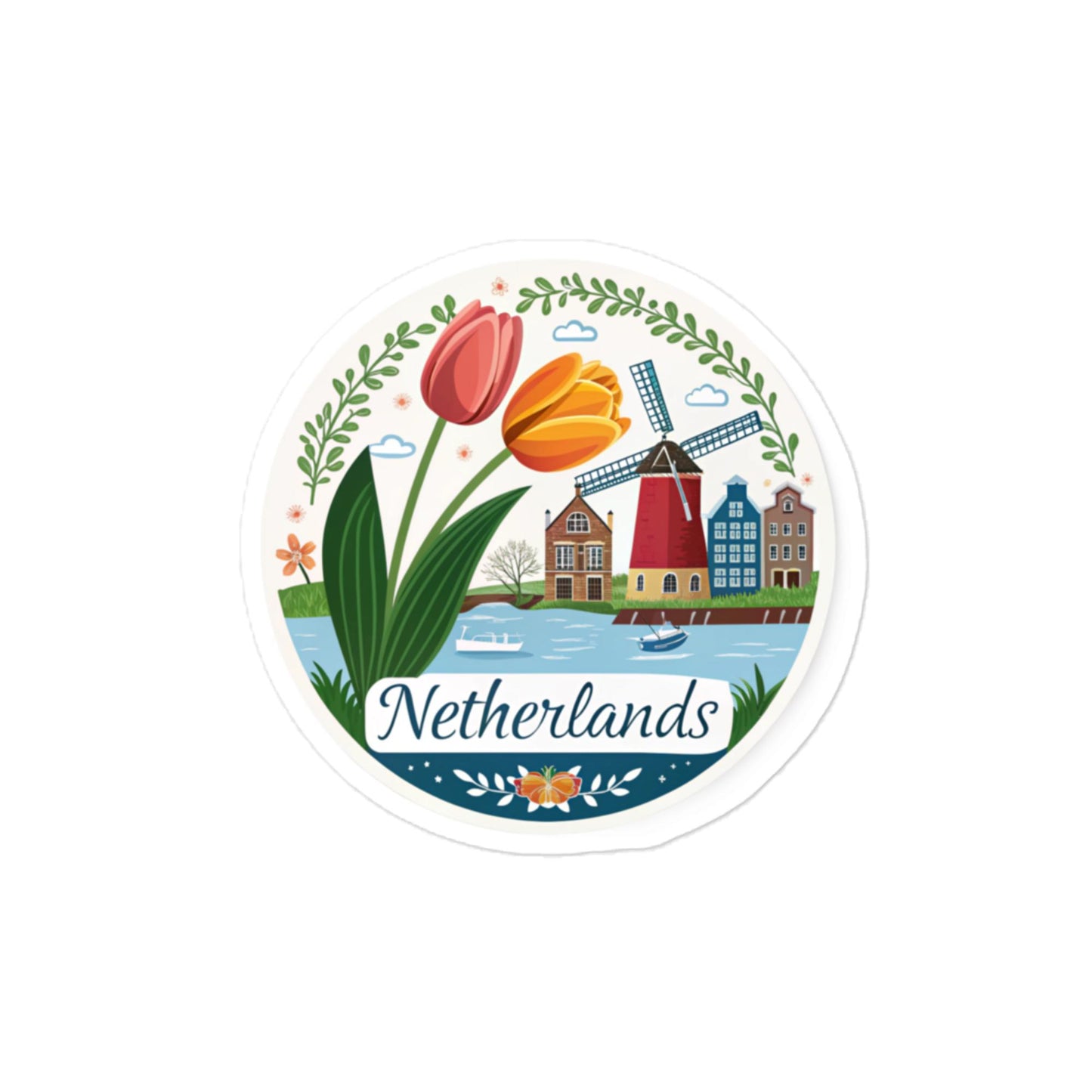 Durable Netherlands Car Sticker - Easy Bubble-Free Application -RKM Inspiration - 60243100