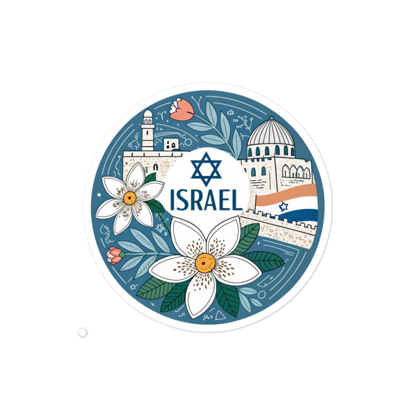 Bubble-Free Durable Israel Car Sticker - Custom Made for You -RKM Inspiration - 69957771