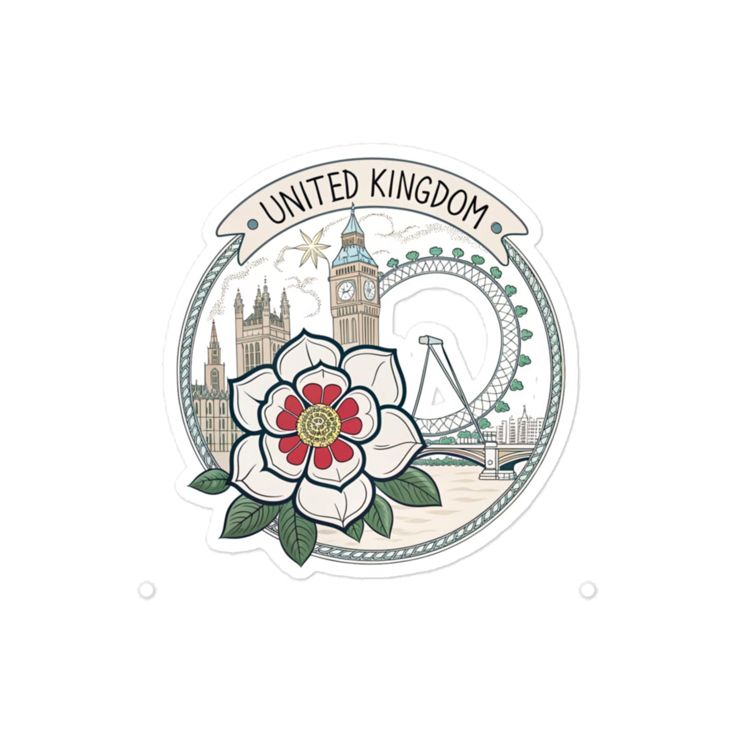 UK Car Sticker: Durable, Bubble-Free Vinyl with Fast Application -RKM Inspiration - 65100278