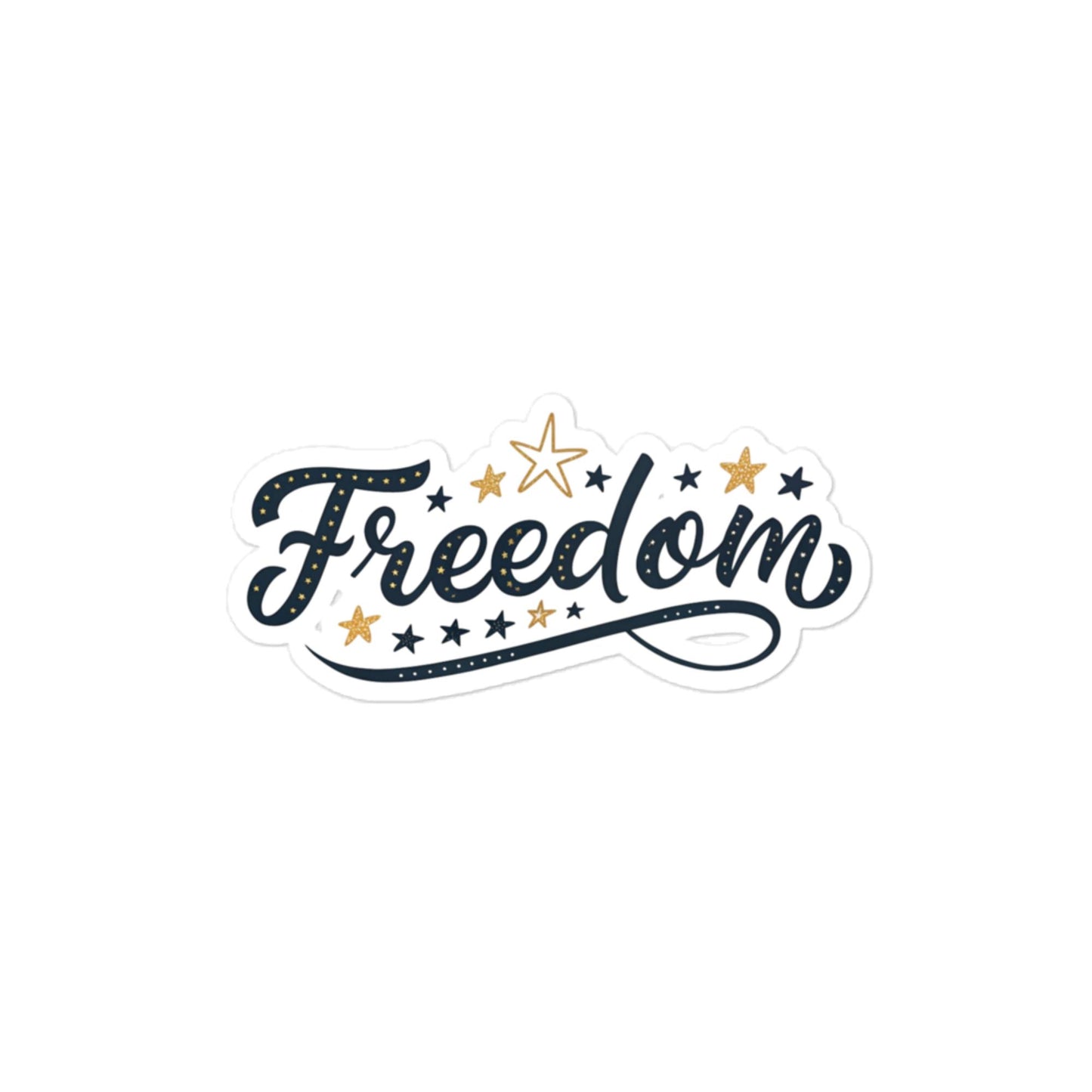 Freedom Car Sticker - Durable, Easy Application, Bubble-Free Design -RKM Inspiration - 24817520