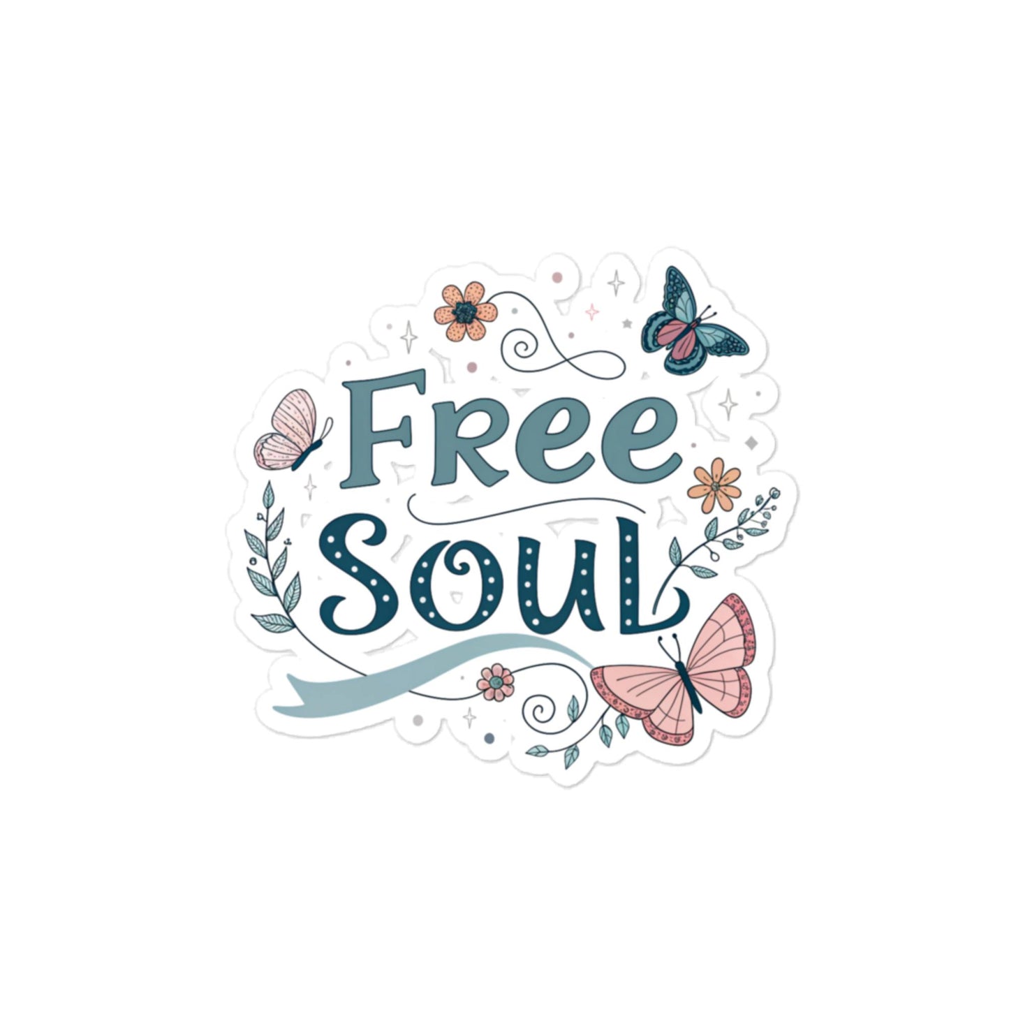 Free Soul Car Sticker - Durable, Bubble-Free Vinyl for Easy -RKM Inspiration - 66841032