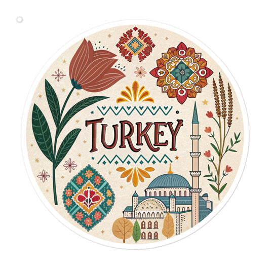 Durable Turkey Car Sticker – Easy Bubble-Free Vinyl Application -RKM Inspiration - 91256175