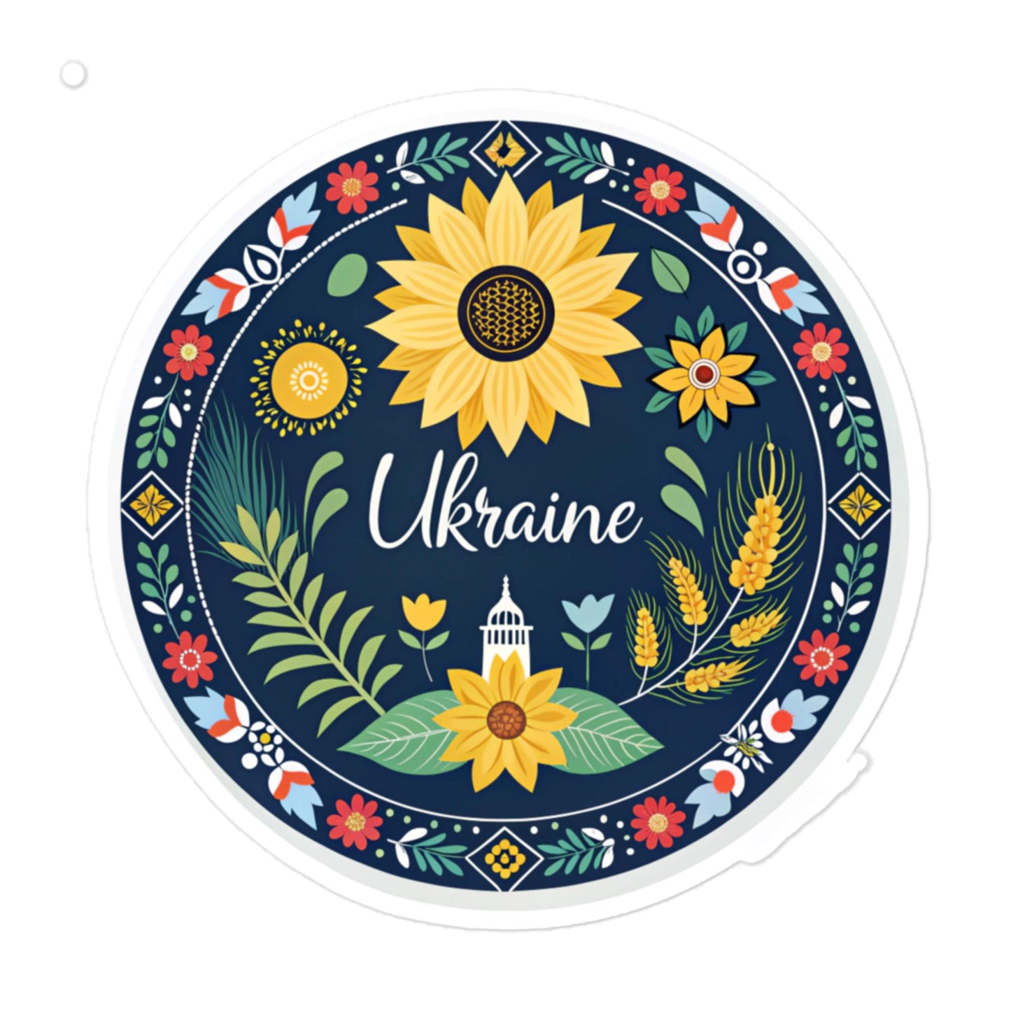 Ukraine Car Sticker: Durable Vinyl, Bubble-Free Application -RKM Inspiration - 84274916