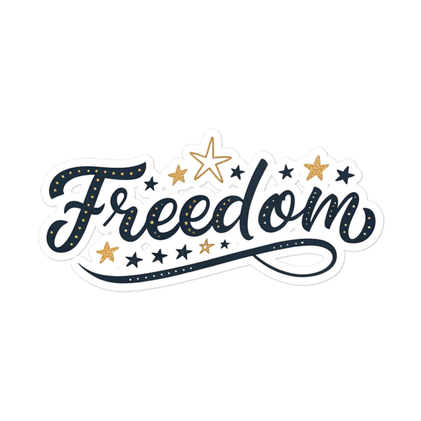 Freedom Car Sticker - Durable, Easy Application, Bubble-Free Design -RKM Inspiration - 95108117