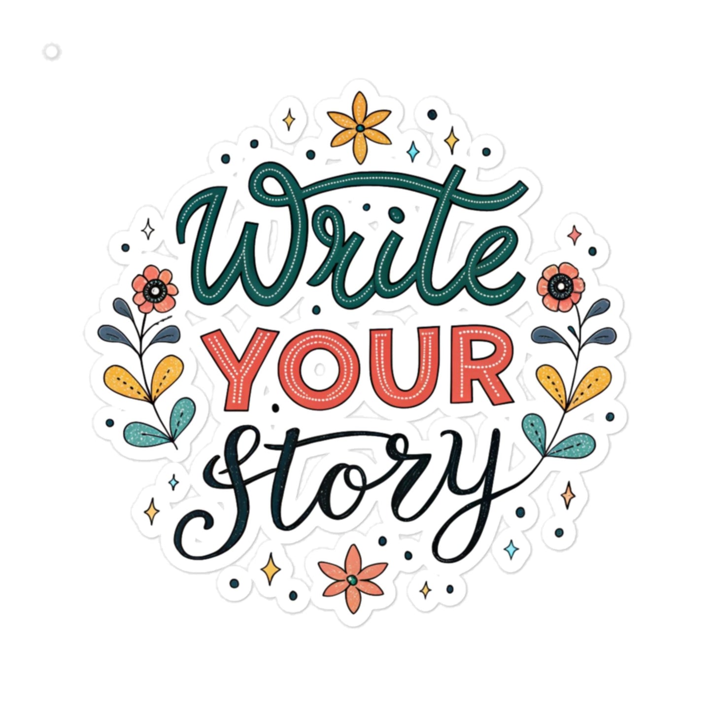 Write Your Story - Car sticker -RKM Inspiration - 83307985