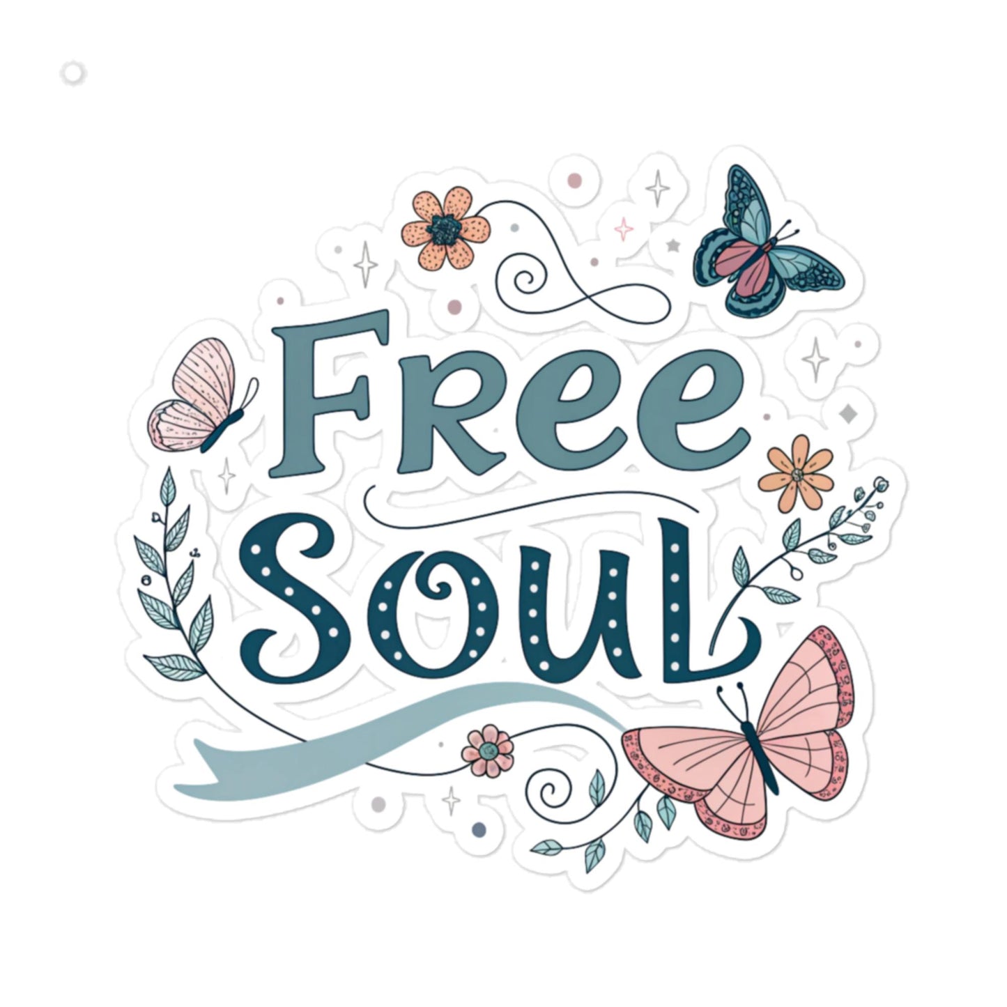 Free Soul Car Sticker - Durable, Bubble-Free Vinyl for Easy -RKM Inspiration - 48084406