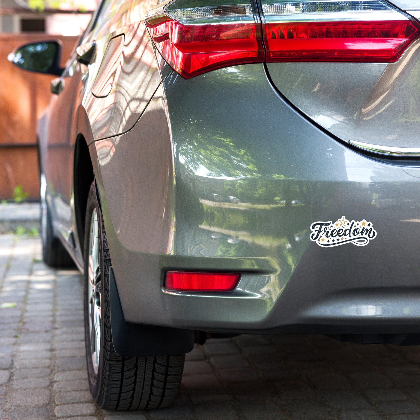 Freedom Car Sticker - Durable, Easy Application, Bubble-Free Design -RKM Inspiration - 13216671