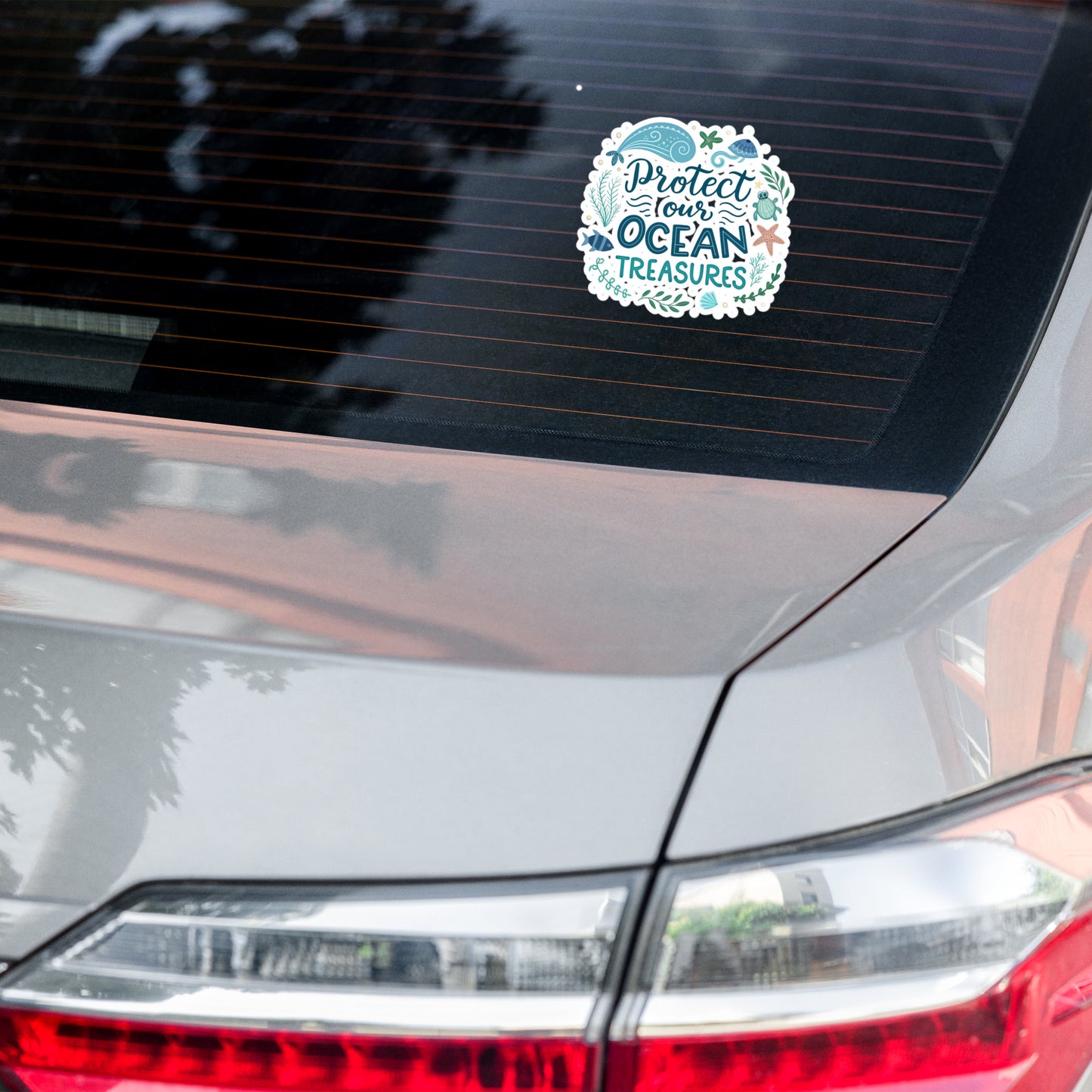 Protect Our Oceans - Car sticker -RKM Inspiration - 49822626