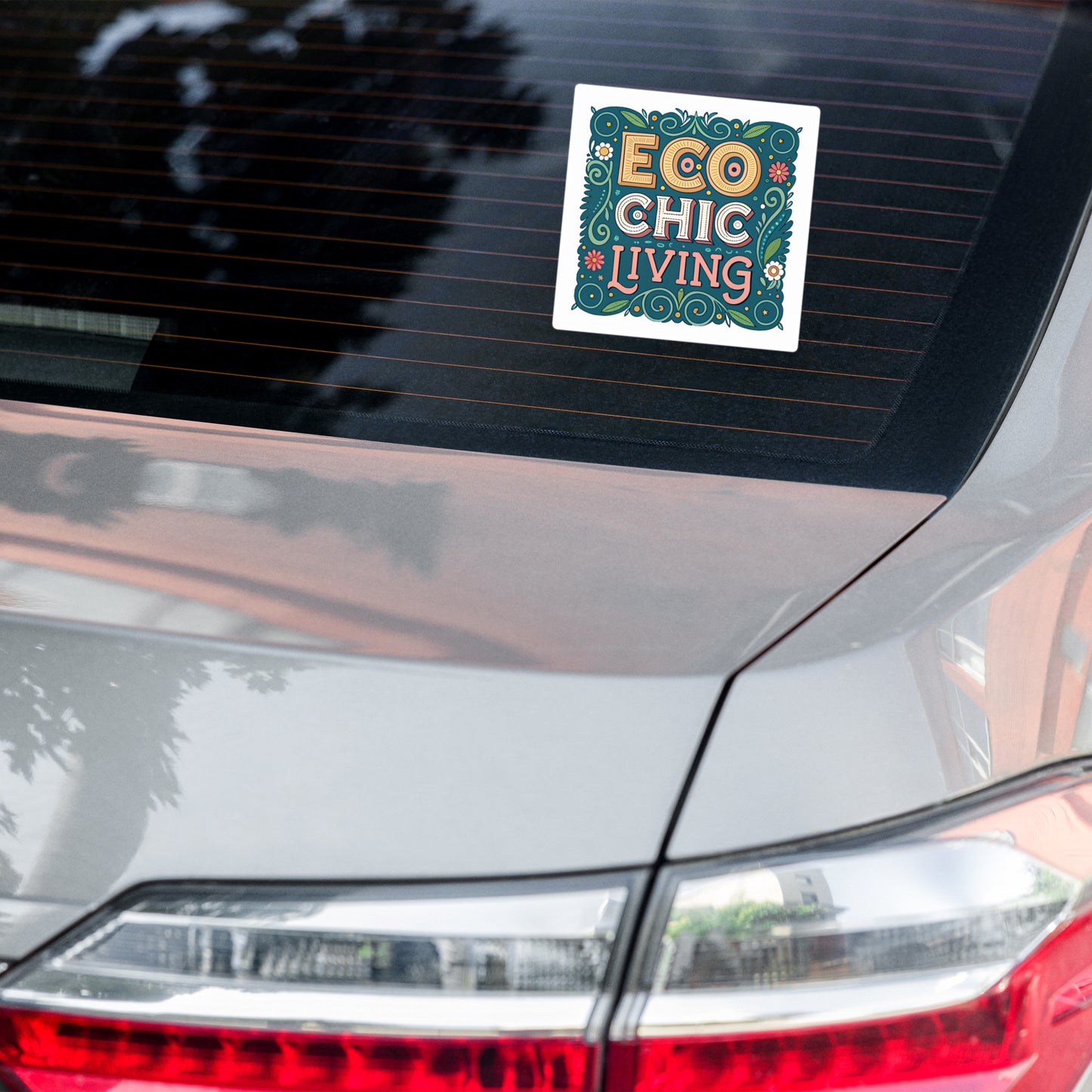 Eco Chic Car Sticker - Durable, Bubble-Free Vinyl for Easy Application -RKM Inspiration - 23891909