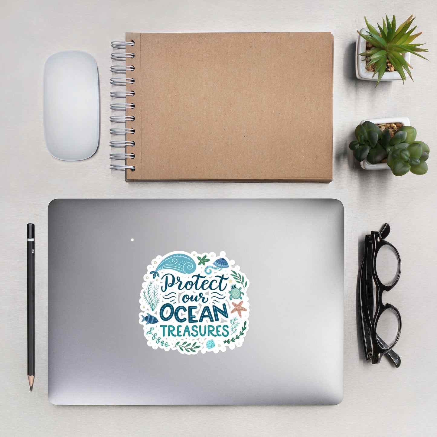 Protect Our Oceans - Car sticker -RKM Inspiration - 61913470