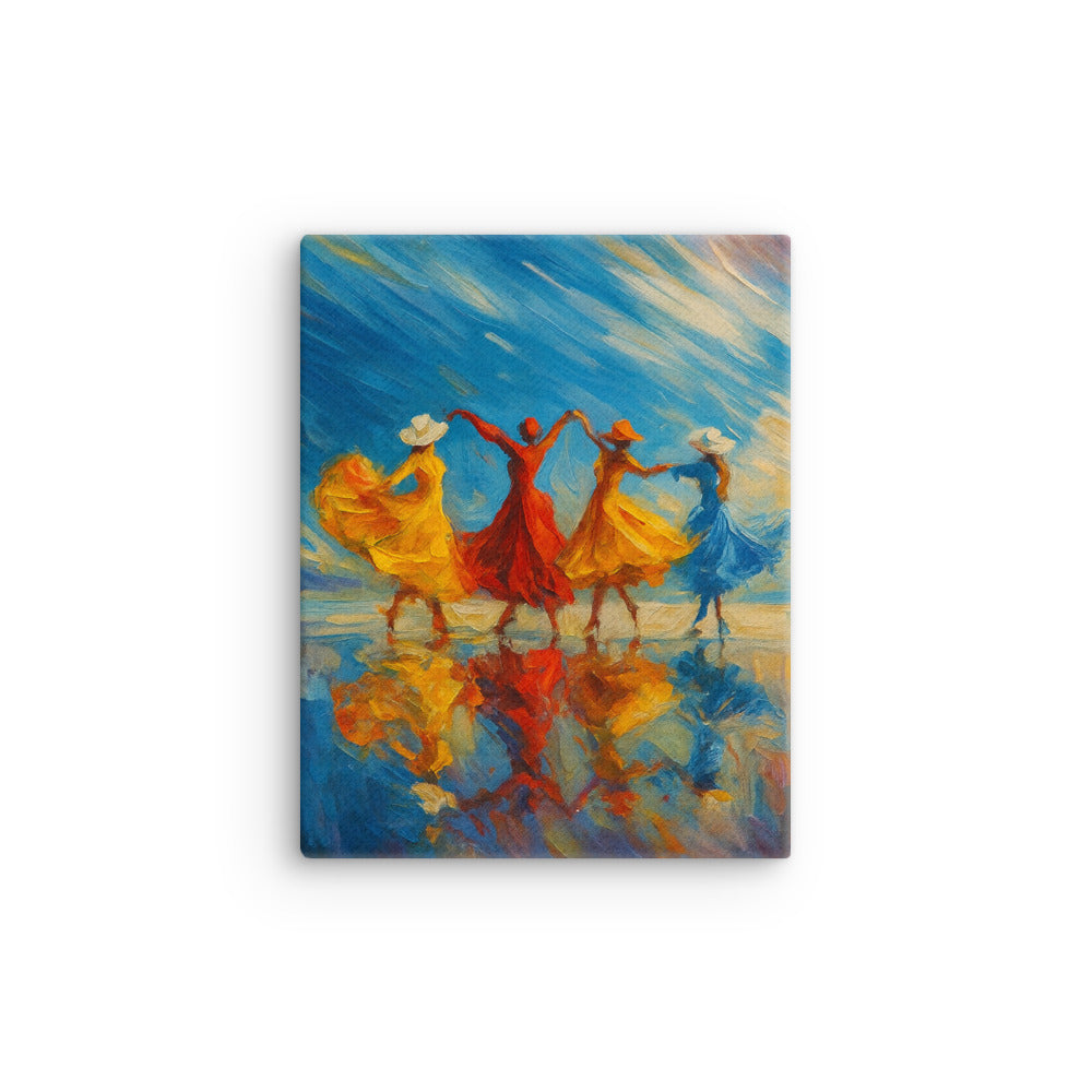 Dancing with the Sky - Thin canvas Wall Art - RKM Inspiration  - 82747549