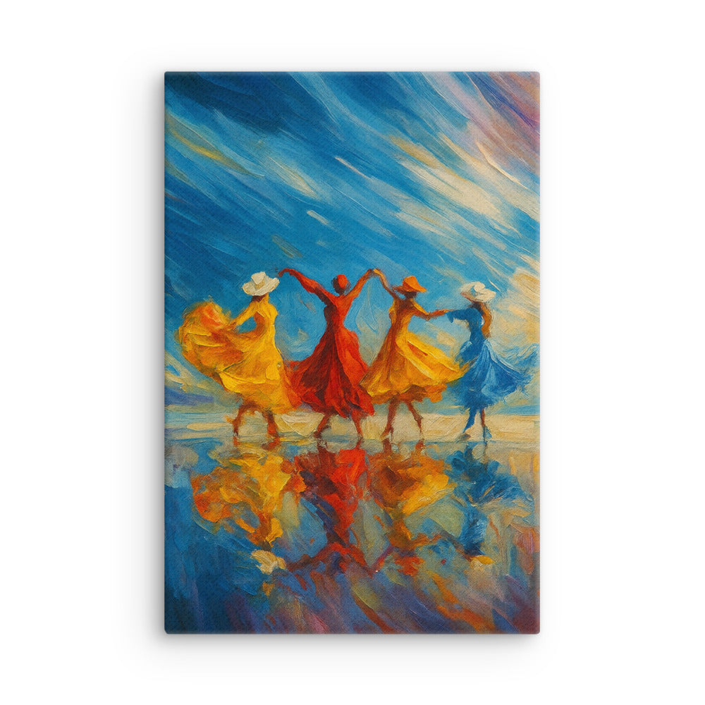Dancing with the Sky - Thin canvas Wall Art - RKM Inspiration  - 48676918