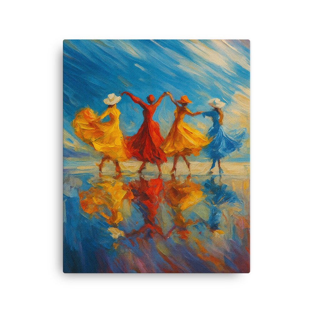 Dancing with the Sky - Thin canvas Wall Art - RKM Inspiration  - 81104451