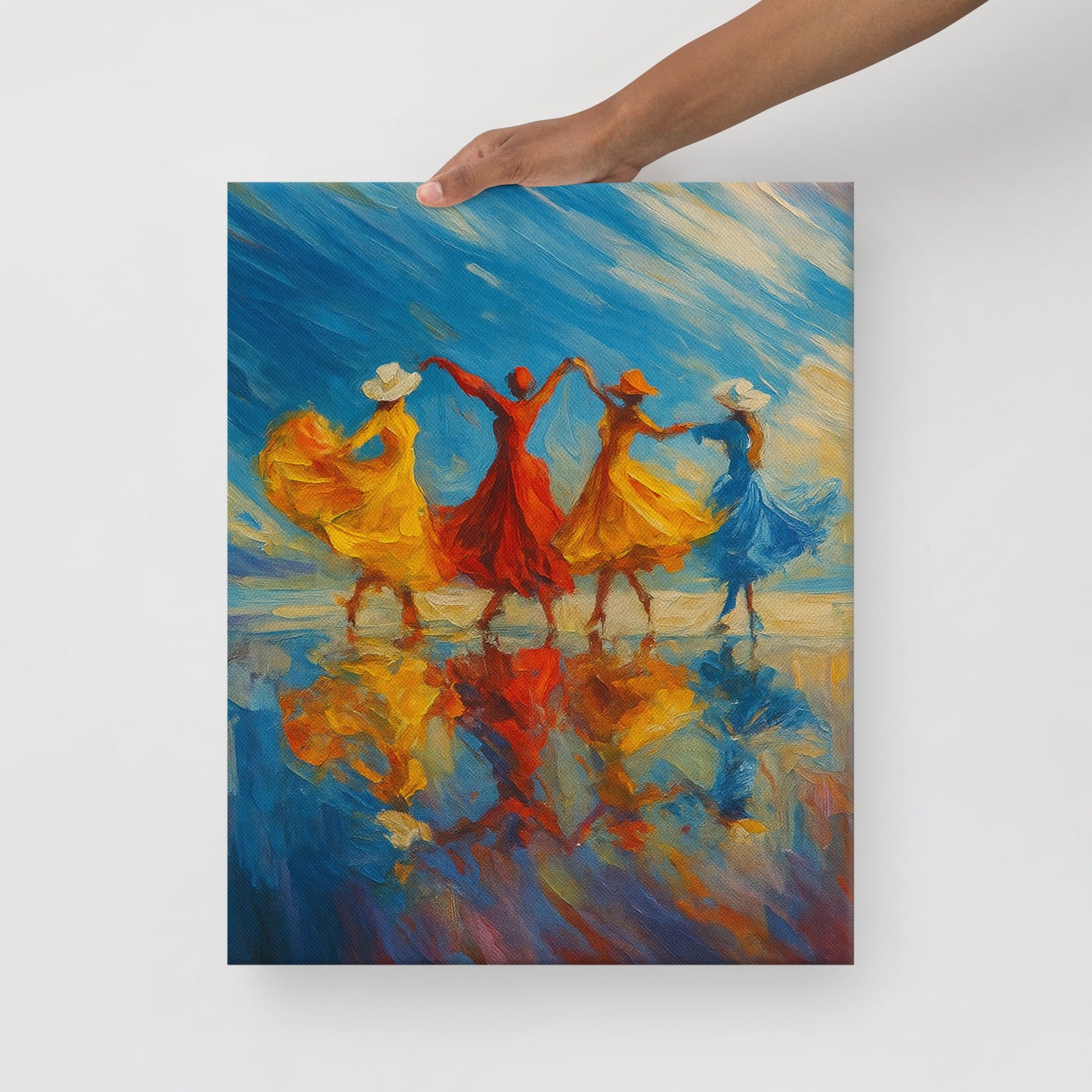 Dancing with the Sky - Thin canvas Wall Art - RKM Inspiration  - 7011101