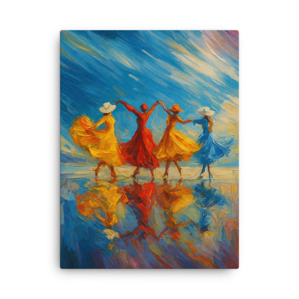 Dancing with the Sky - Thin canvas Wall Art - RKM Inspiration  - 39055883