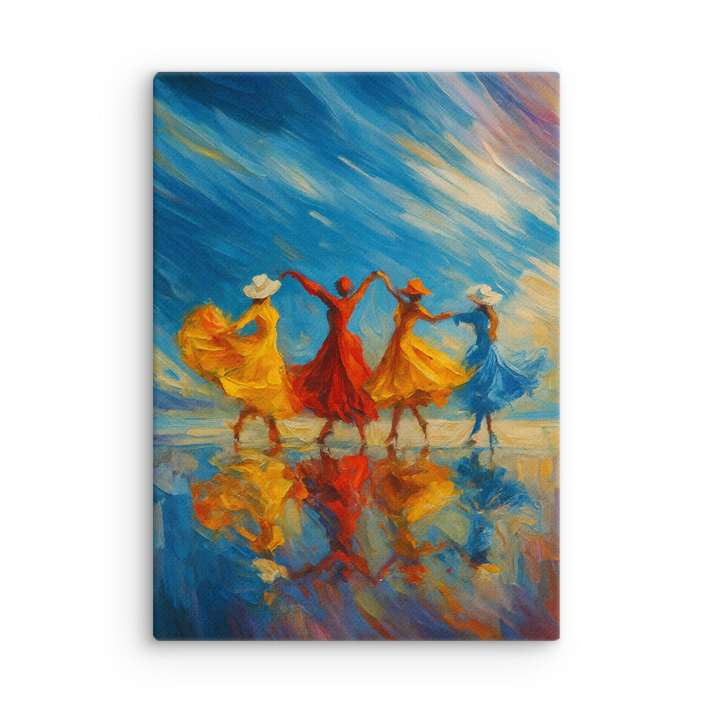 Dancing with the Sky - Thin canvas Wall Art - RKM Inspiration  - 89975419