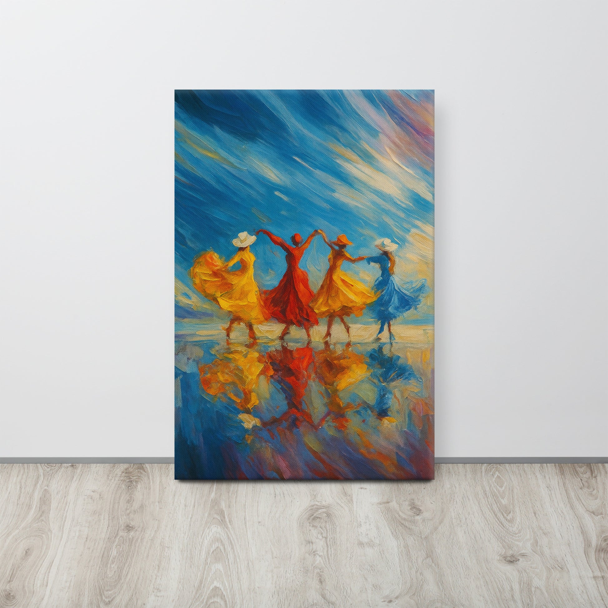 Dancing with the Sky - Thin canvas Wall Art - RKM Inspiration  - 1427481
