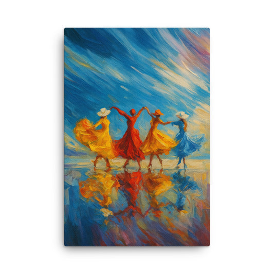 Dancing with the Sky - Thin canvas Wall Art - RKM Inspiration  - 80941242