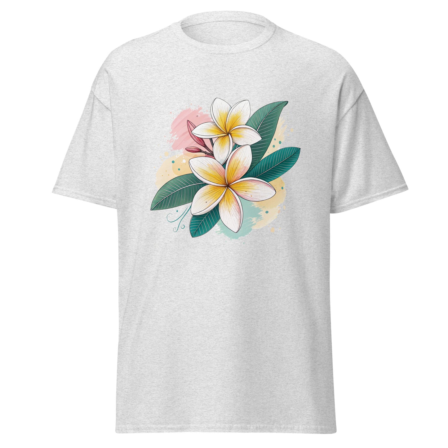 Frangipani - Unisex classic tee with print -RKM Inspiration - 64367332