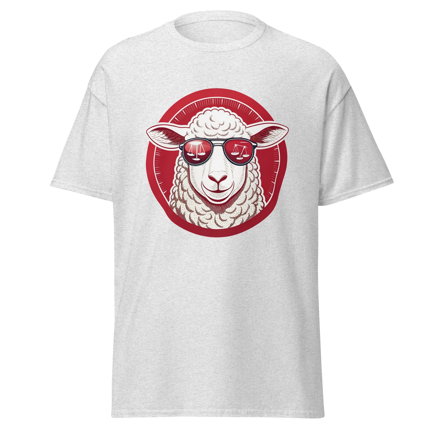 Christian Inspirational T-Shirt - Truth and Justice Lamb -RKM Inspiration - 33244685