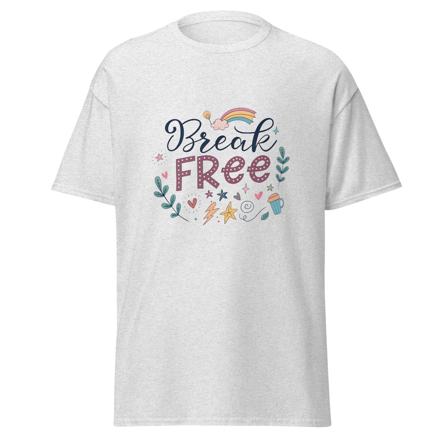 Break Free - Unisex classic tee with print -RKM Inspiration - 54060360