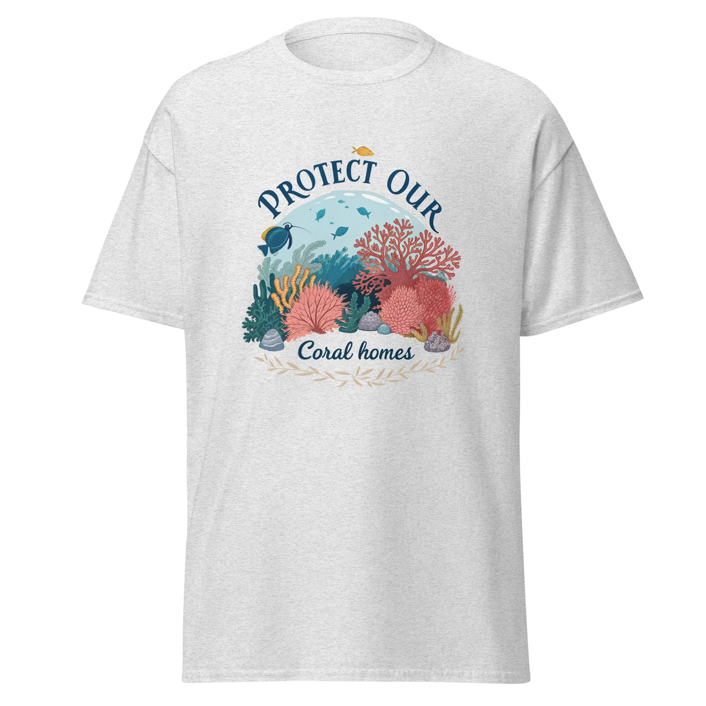 Protect Our Coral Home 2 - tee with print -RKM Inspiration - 7112105