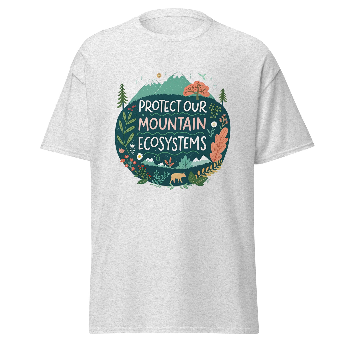Protect Our Mountains tee with print -RKM Inspiration - 72337400