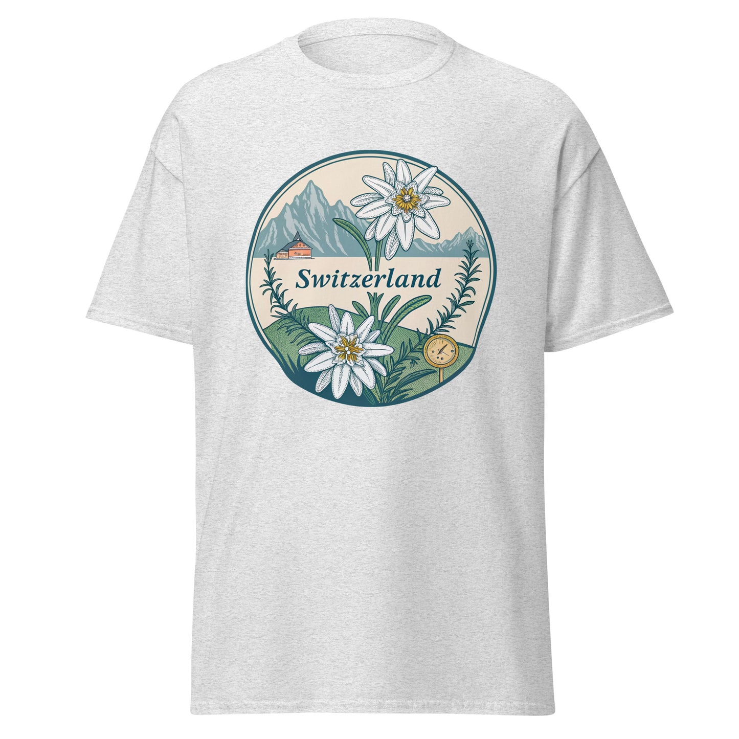 Switzerland - Unisex classic tee with print -RKM Inspiration - 78842676