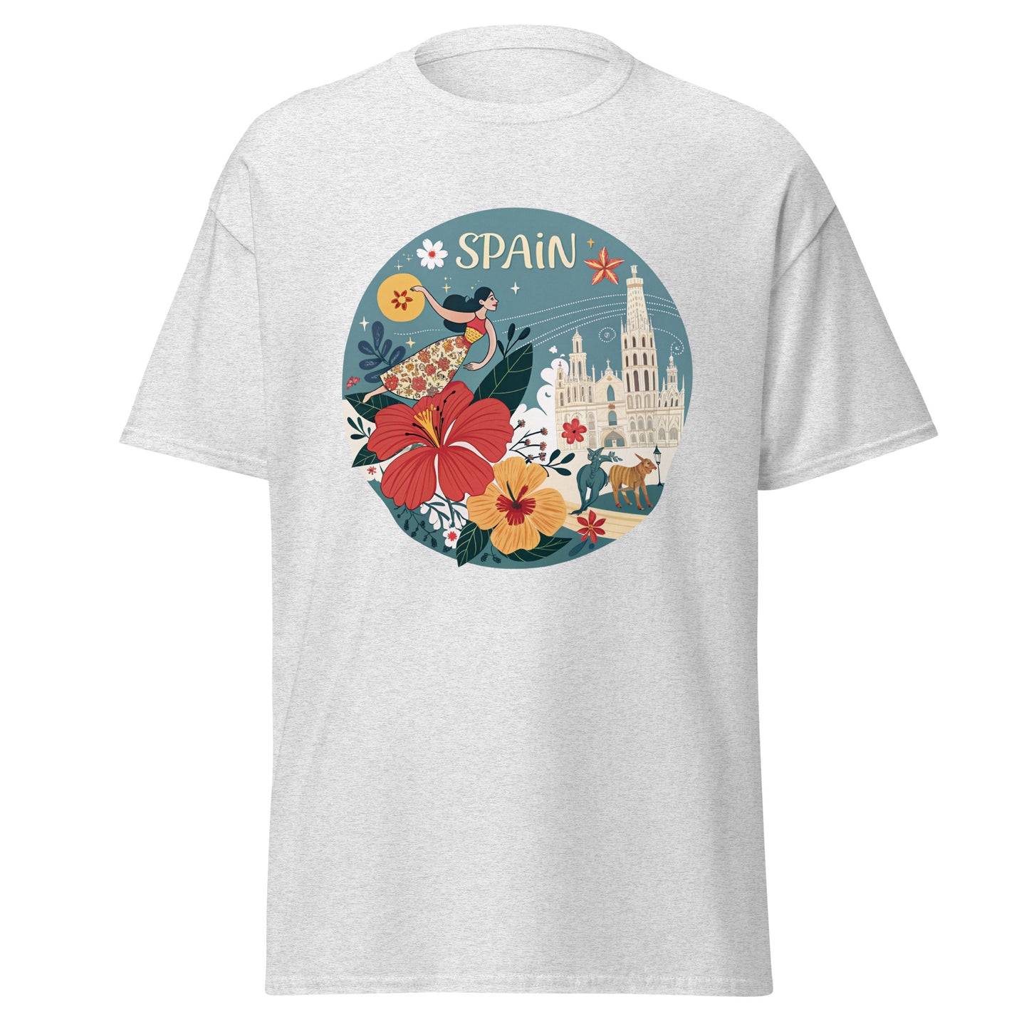 Spain - Unisex classic tee with print -RKM Inspiration - 19607742