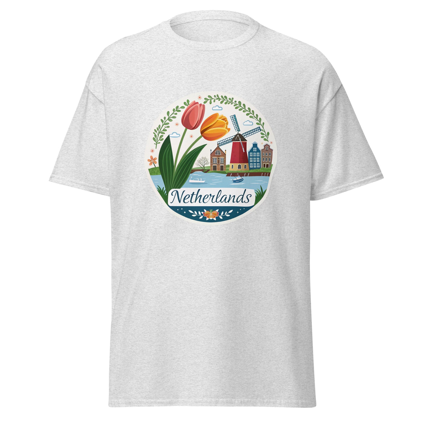 Netherlands - Unisex classic tee with print -RKM Inspiration - 33108575