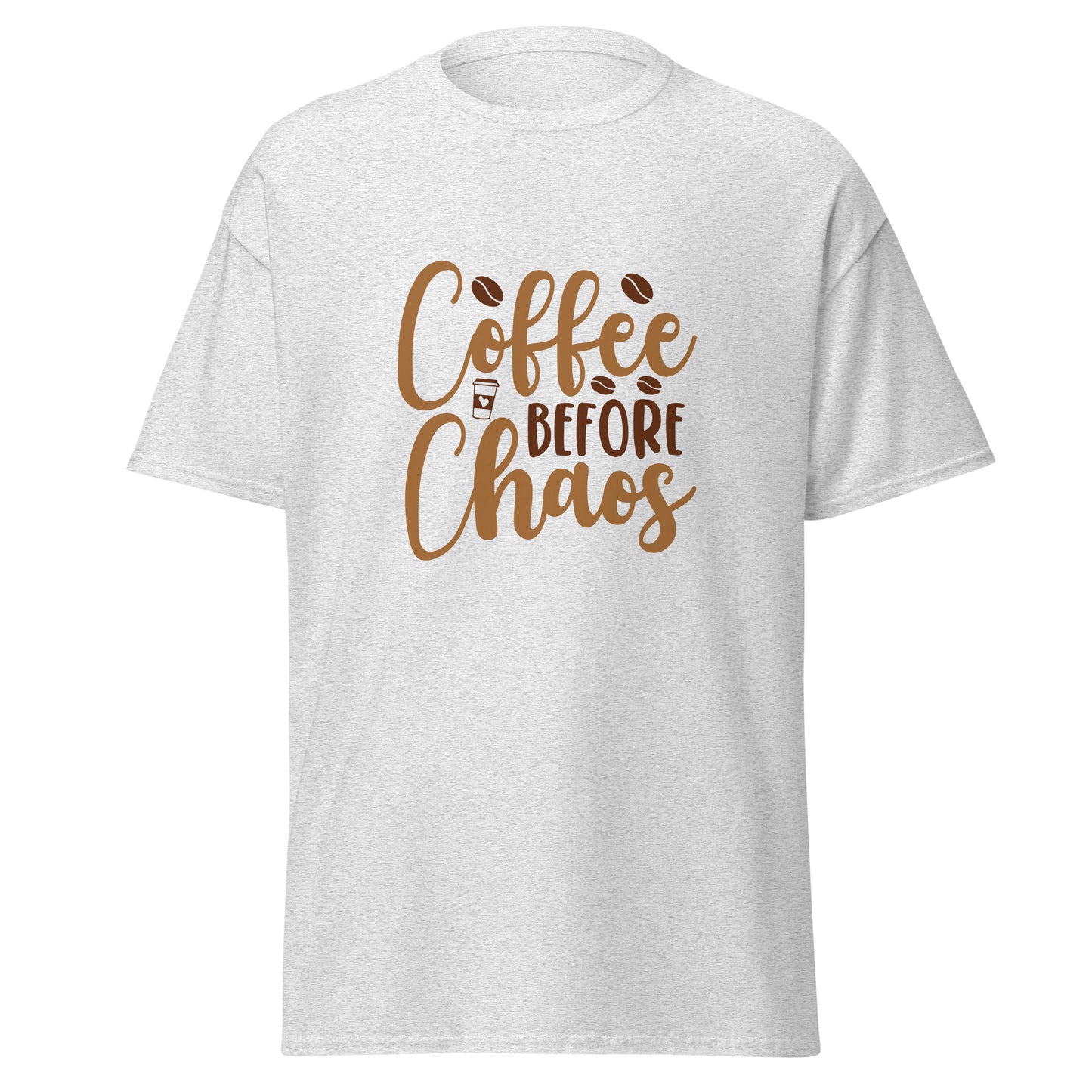 Coffee Before Chaos Shirt – Unisex Classic Tee Print -RKM Inspiration - 19931027
