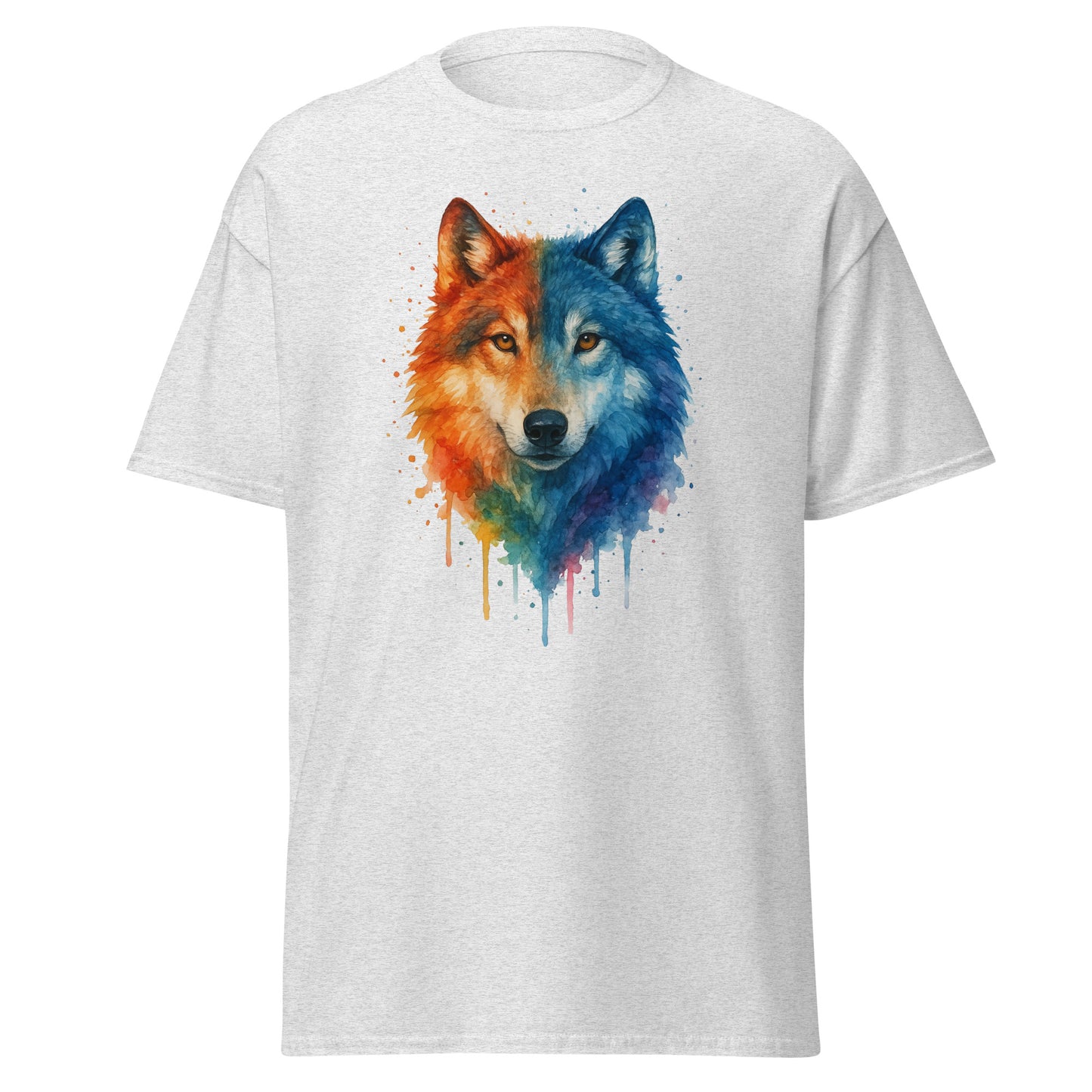 Wolf Unisex Tee - Trendy Cotton Shirt for Streetwear Style -RKM Inspiration - 51921214