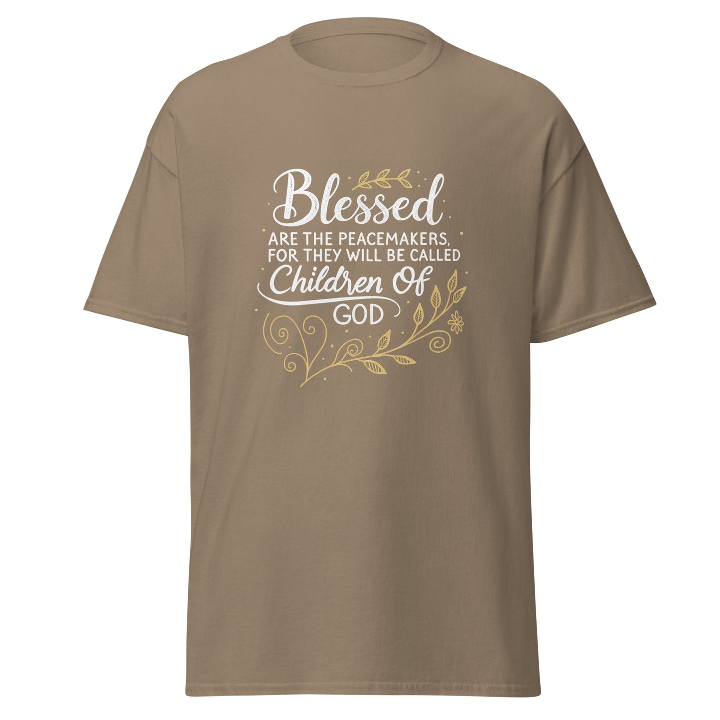 Christian Inspirational T-Shirt - Blessed are The Peacemakers -RKM Inspiration - 32986809