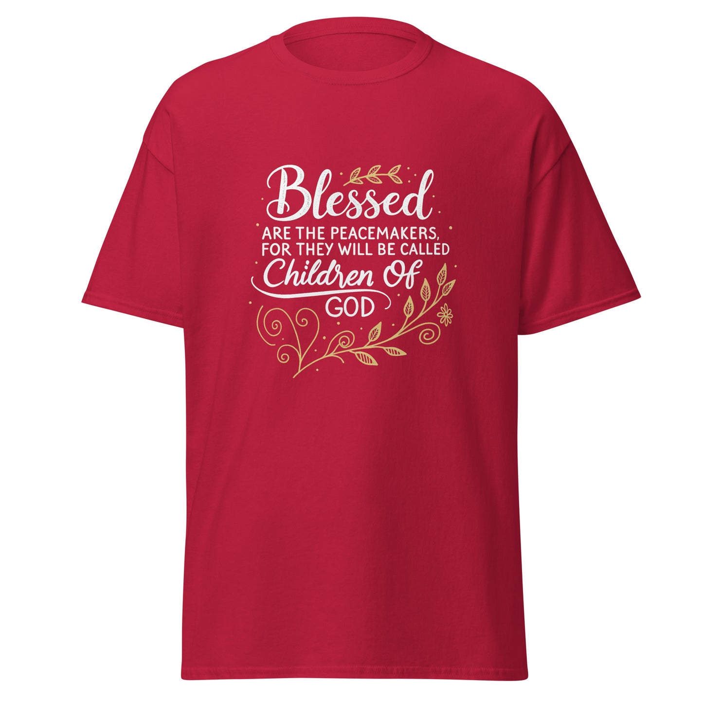 Christian Inspirational T-Shirt - Blessed are The Peacemakers -RKM Inspiration - 47324456