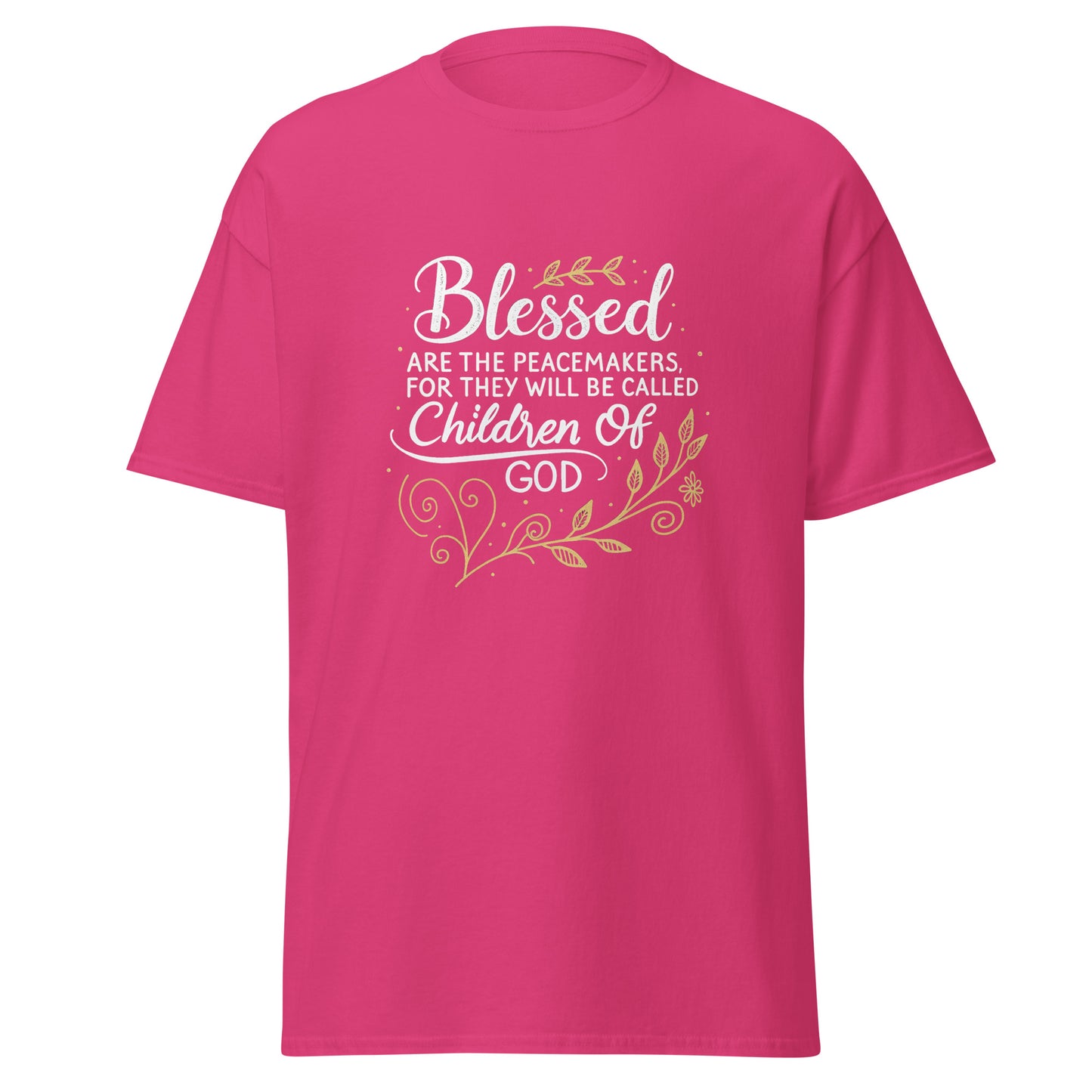 Christian Inspirational T-Shirt - Blessed are The Peacemakers -RKM Inspiration - 83232058