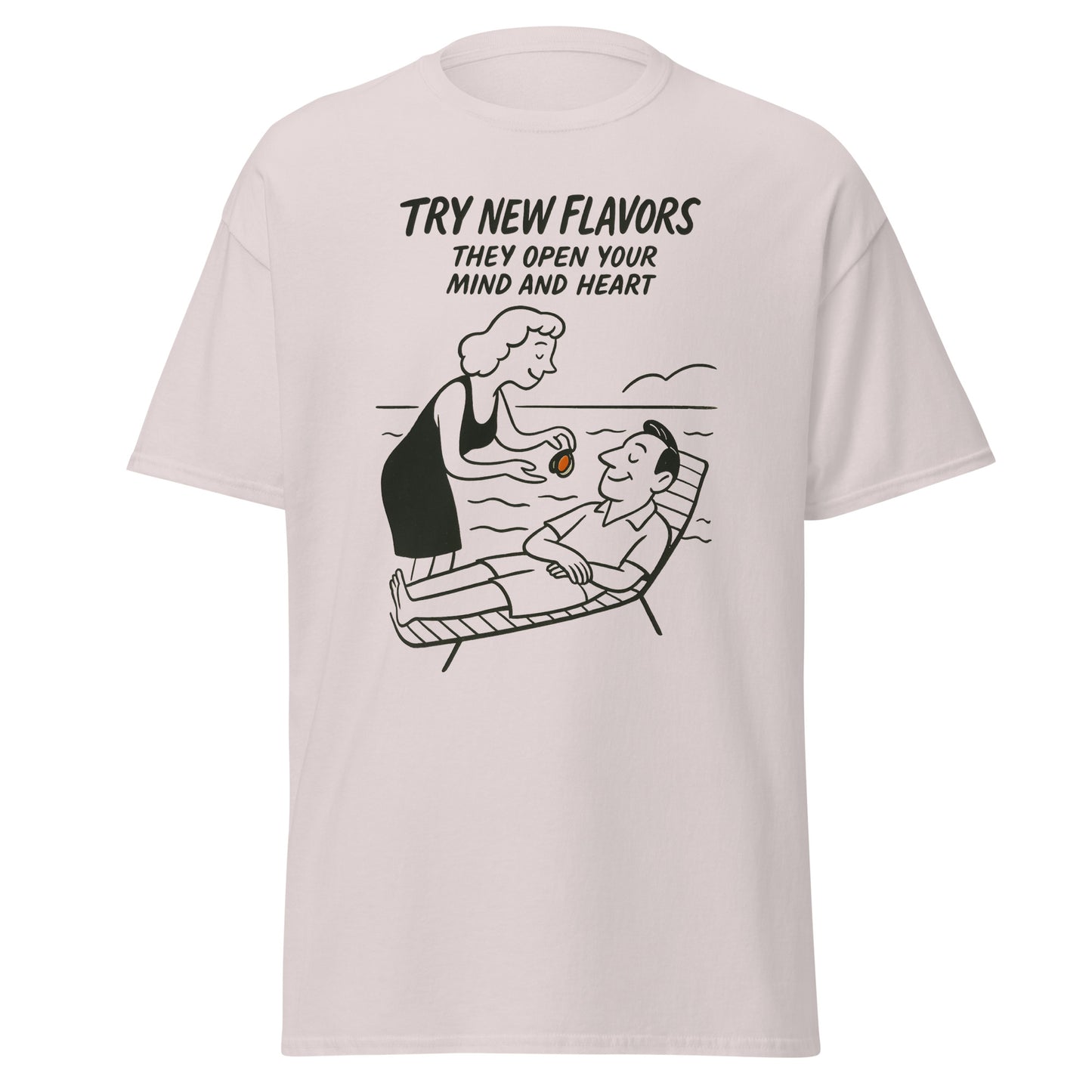 Try New Flavors - Unisex classic tee with print -RKM Inspiration - 8375310